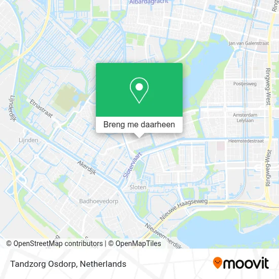 Tandzorg Osdorp kaart