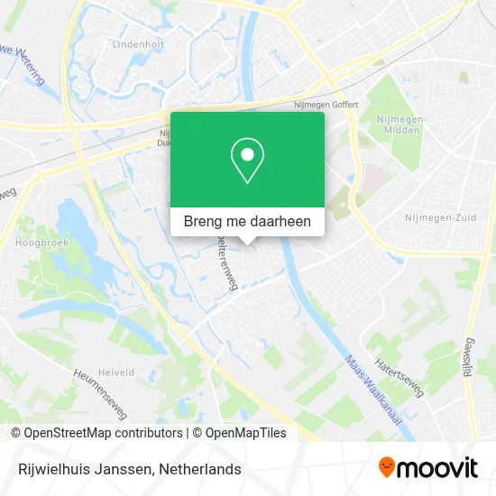 Rijwielhuis Janssen kaart