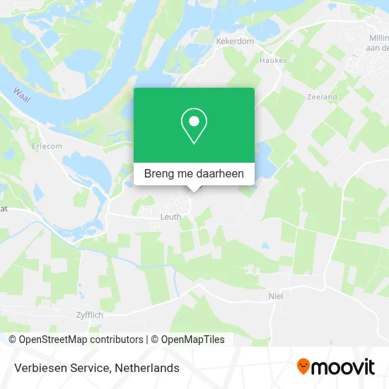 Verbiesen Service kaart