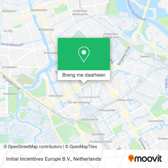 Initial Incentives Europe B.V. kaart