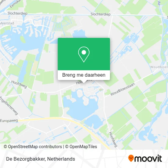 De Bezorgbakker kaart