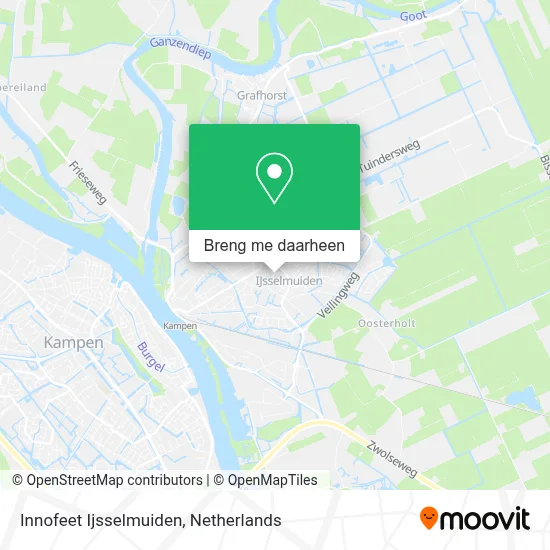 Innofeet Ijsselmuiden kaart