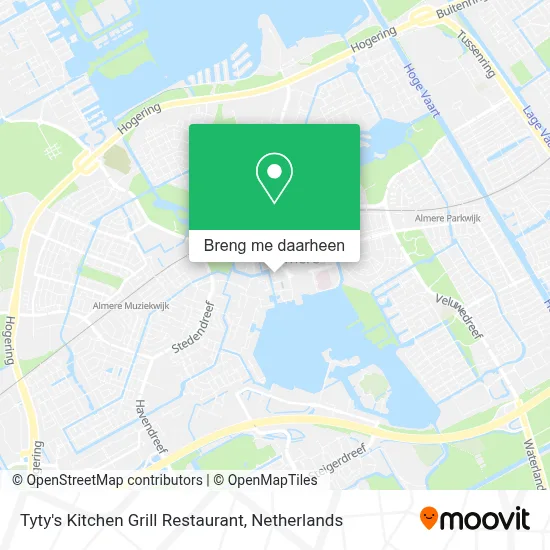 Tyty's Kitchen Grill Restaurant kaart