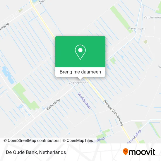 De Oude Bank kaart