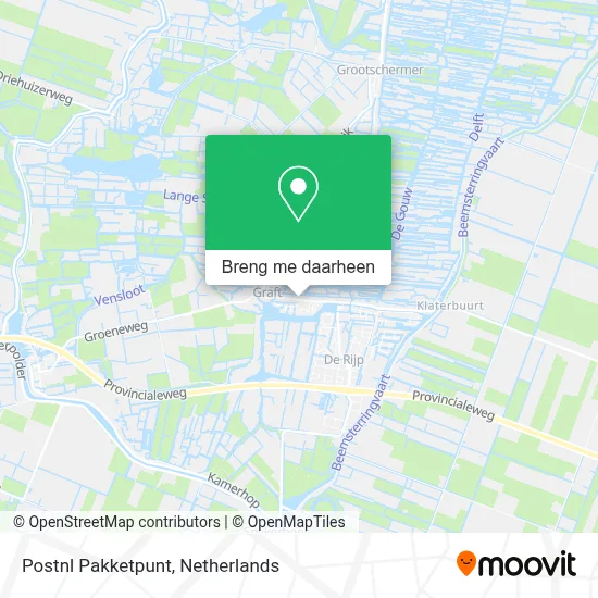 Postnl Pakketpunt kaart