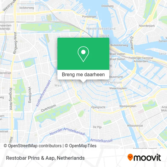 Restobar Prins & Aap kaart