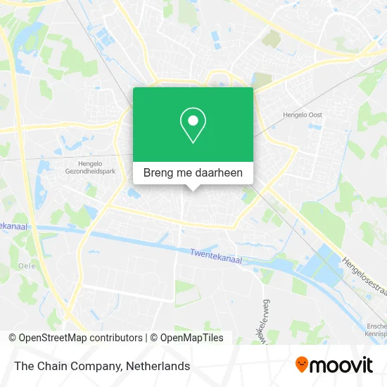 The Chain Company kaart