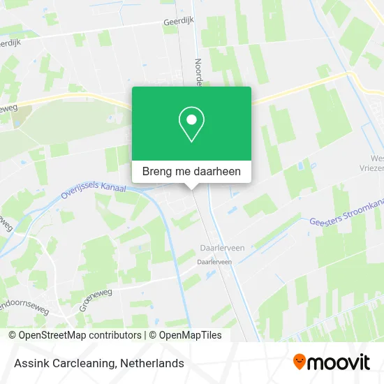Assink Carcleaning kaart