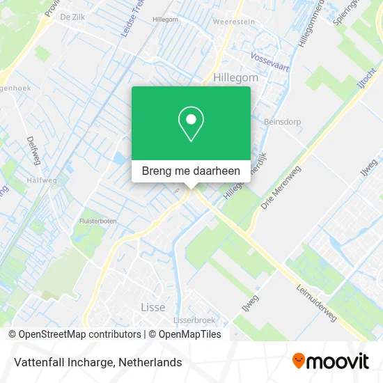 Vattenfall Incharge kaart