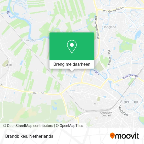 Brandbikes kaart