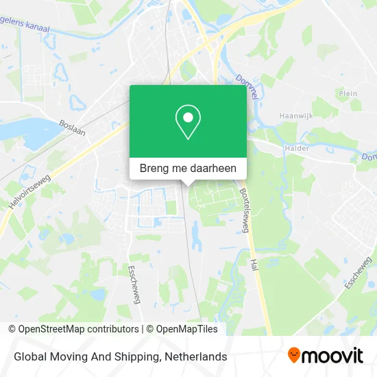 Global Moving And Shipping kaart