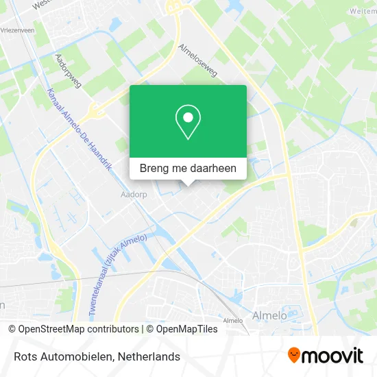 Rots Automobielen kaart