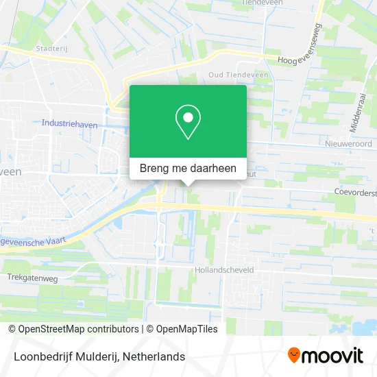Loonbedrijf Mulderij kaart