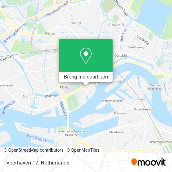 Veerhaven 17 kaart