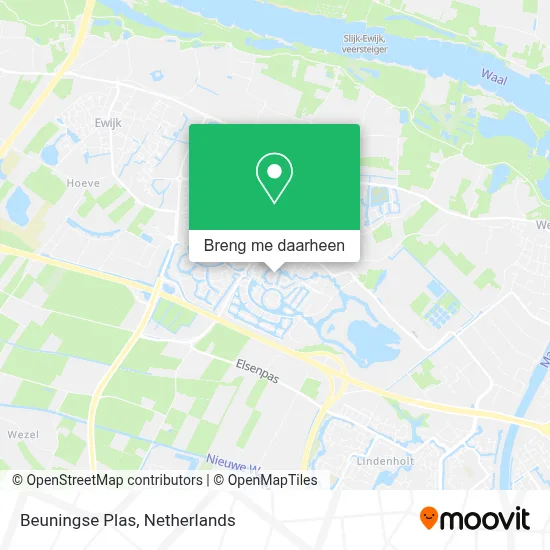 Beuningse Plas kaart