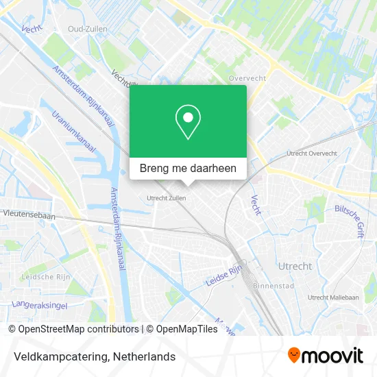 Veldkampcatering kaart