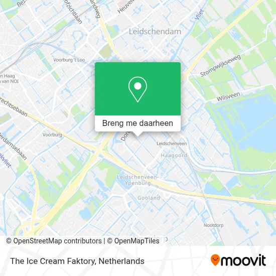 The Ice Cream Faktory kaart
