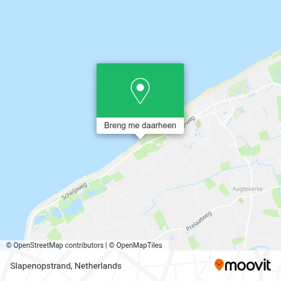 Slapenopstrand kaart