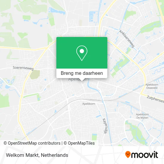 Welkom Markt kaart