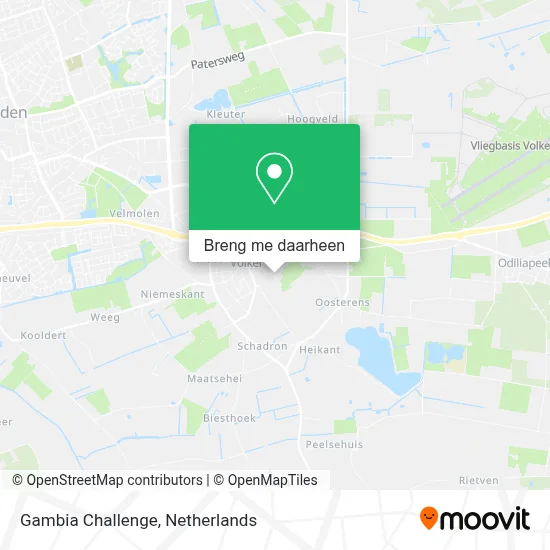 Gambia Challenge kaart