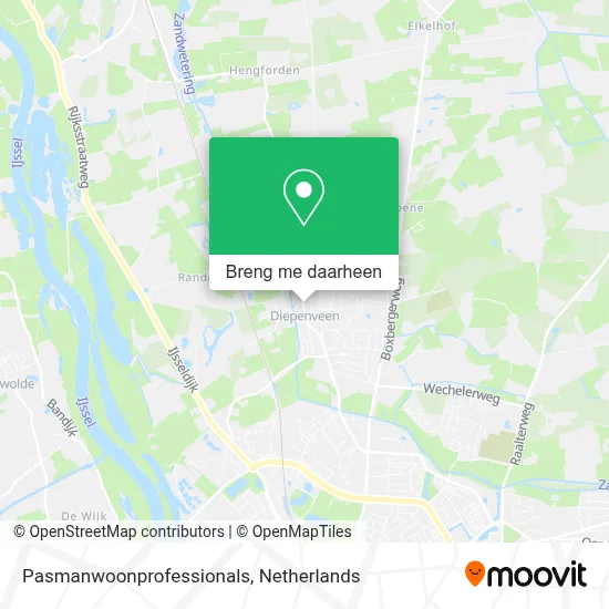 Pasmanwoonprofessionals kaart