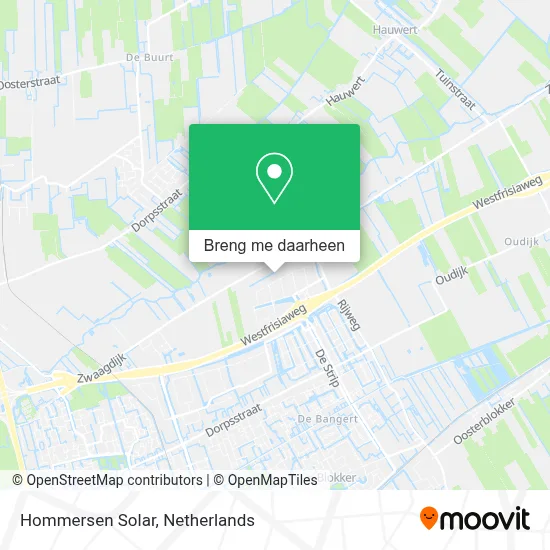 Hommersen Solar kaart