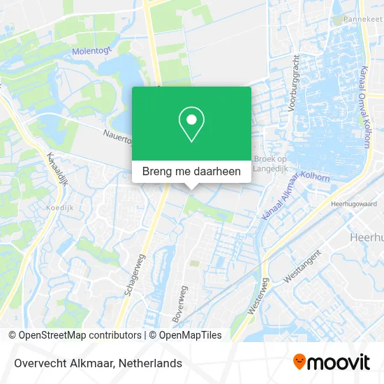Overvecht Alkmaar kaart
