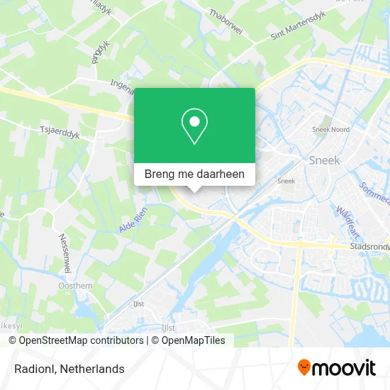 Radionl kaart