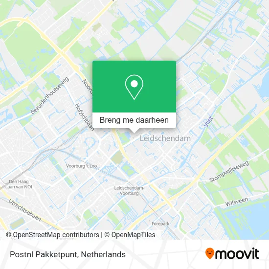 Postnl Pakketpunt kaart