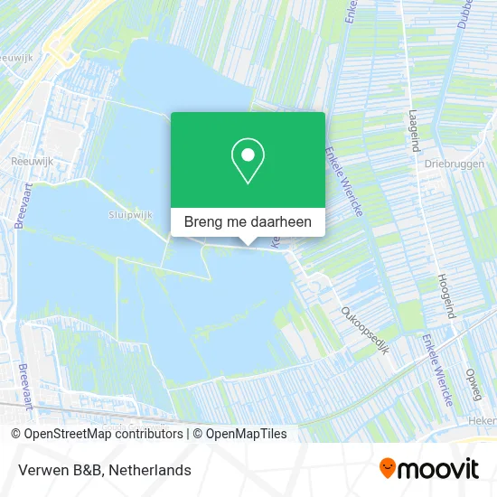 Verwen B&B kaart