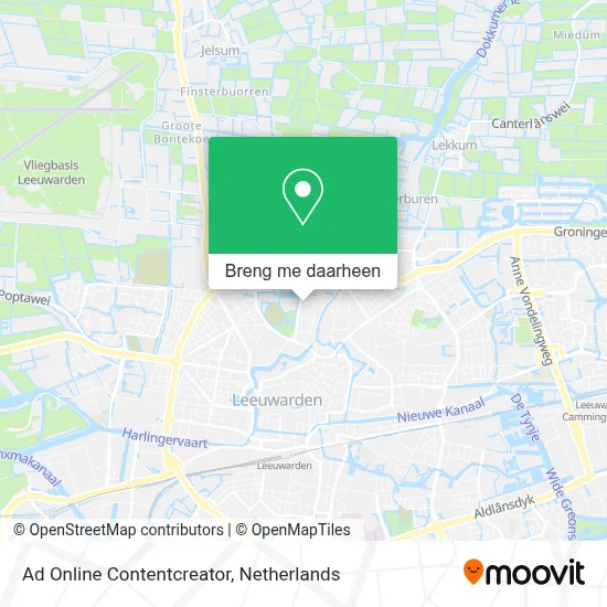 Ad Online Contentcreator kaart
