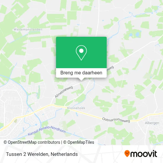 Tussen 2 Werelden kaart