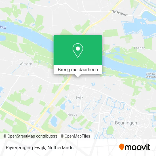 Rijvereniging Ewijk kaart