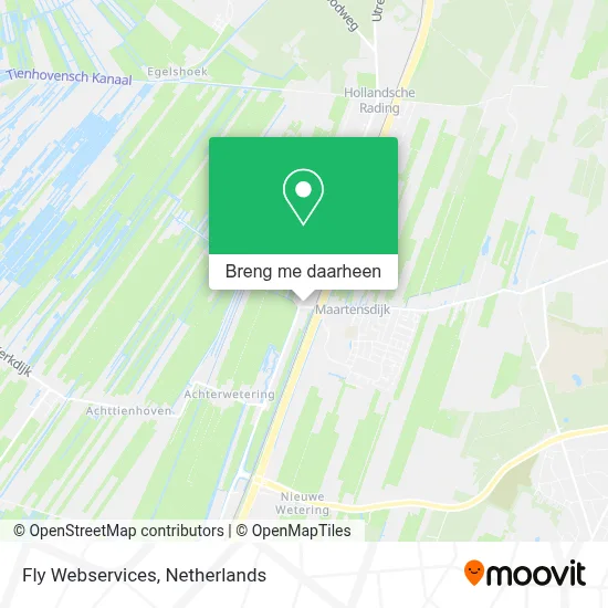Fly Webservices kaart