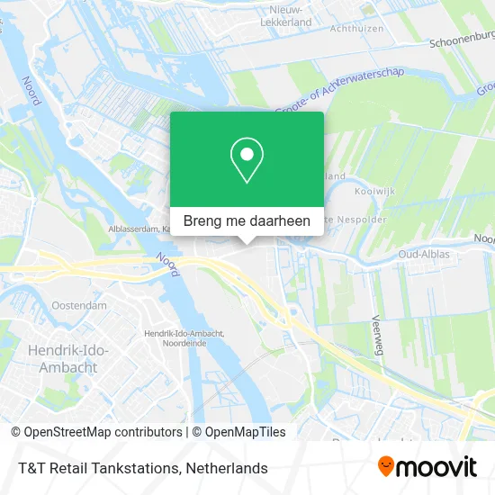 T&T Retail Tankstations kaart
