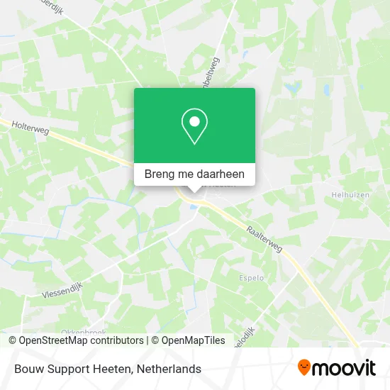 Bouw Support Heeten kaart