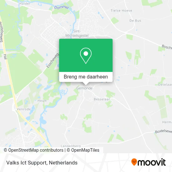 Valks Ict Support kaart