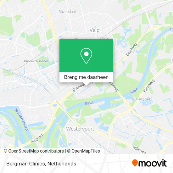 Bergman Clinics kaart
