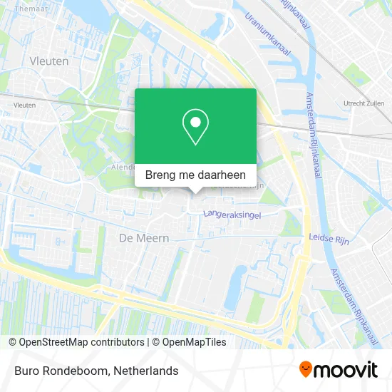 Buro Rondeboom kaart