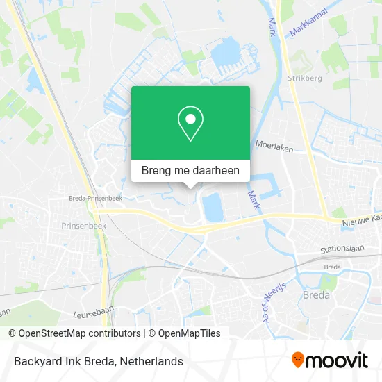 Backyard Ink Breda kaart