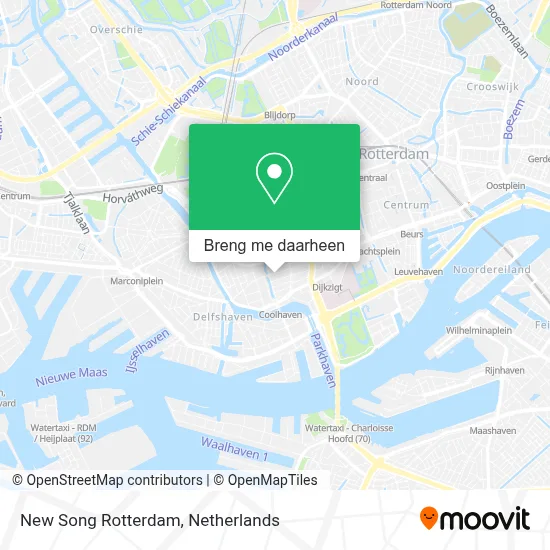 New Song Rotterdam kaart
