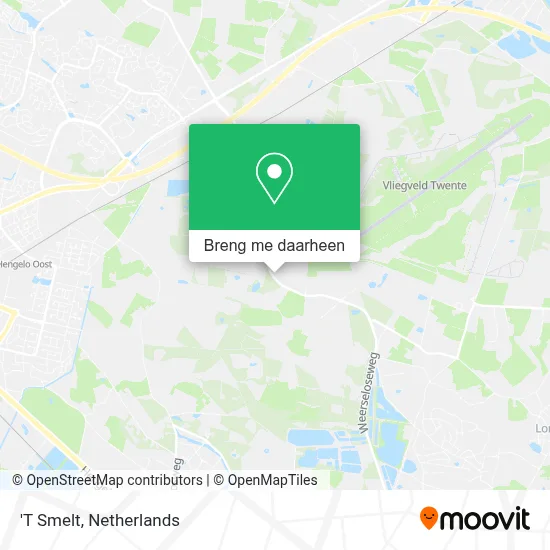 'T Smelt kaart