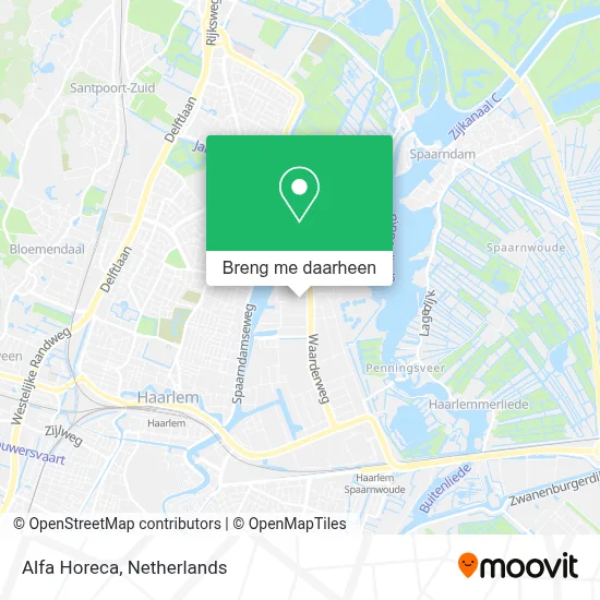 Alfa Horeca kaart