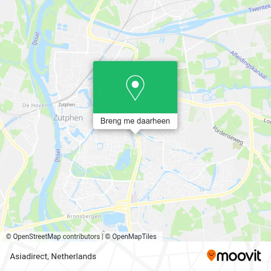 Asiadirect kaart