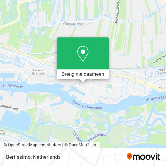 Bertissimo kaart