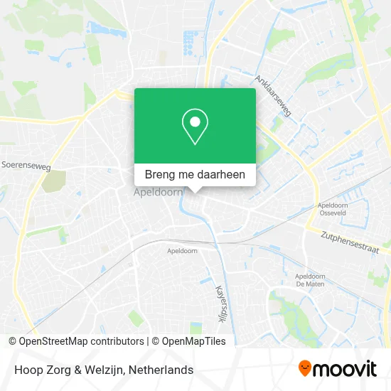 Hoop Zorg & Welzijn kaart