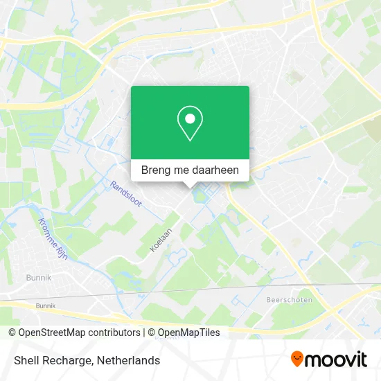 Shell Recharge kaart