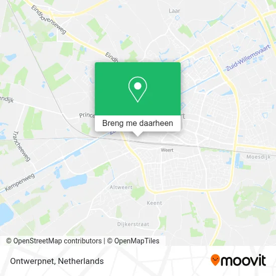 Ontwerpnet kaart