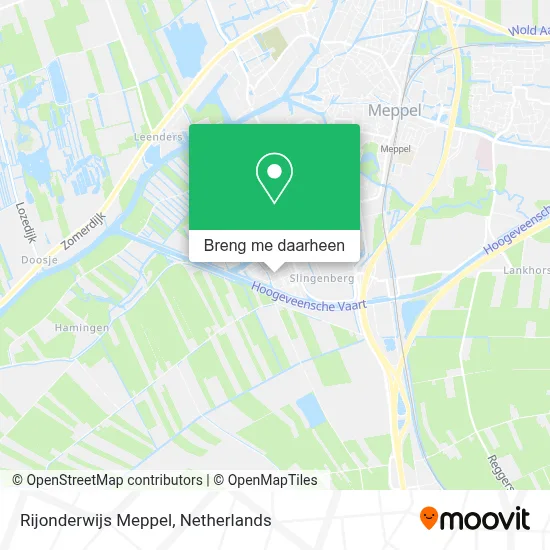 Rijonderwijs Meppel kaart