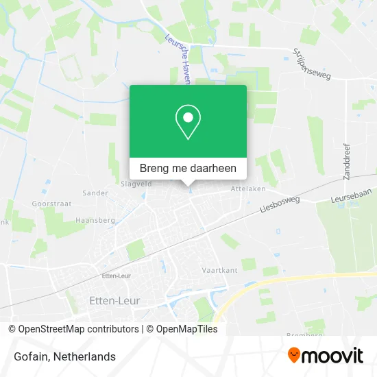 Gofain kaart